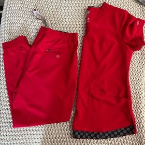 Dickies retro jogger scrub set